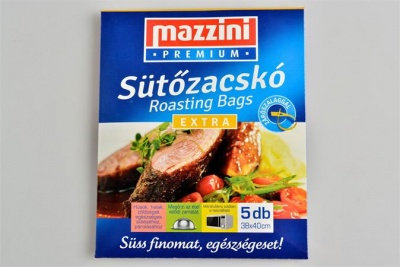 Sütőzacskó, extra, 5 db, 38x40 cm, MAZZINI "Premium"