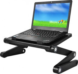 X1 Laptoptartó állvány, Sokféleképp állítható, fekete