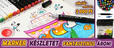 Marker készletet fantasztikus áron!